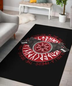 Viking Celtic Mythology Wolf Rug