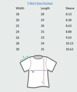 T-Shirt Size Chart