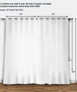choose curtain width and length