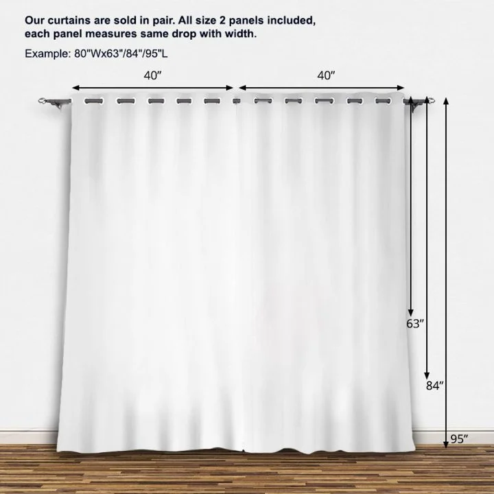choose curtain width and length
