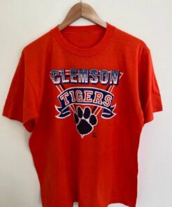 Vintage Clemson Tigers University Shirts, Gifts for Clemson Fan