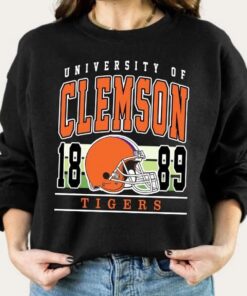 Vintage Clemson Sweatshirts University Tigers Clemson 1899 Sweatshirt Womens Mens