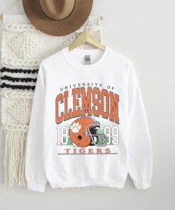 Vintage 1899 University Clemson Tigers Sweatshirt Gift for Clemson Fan