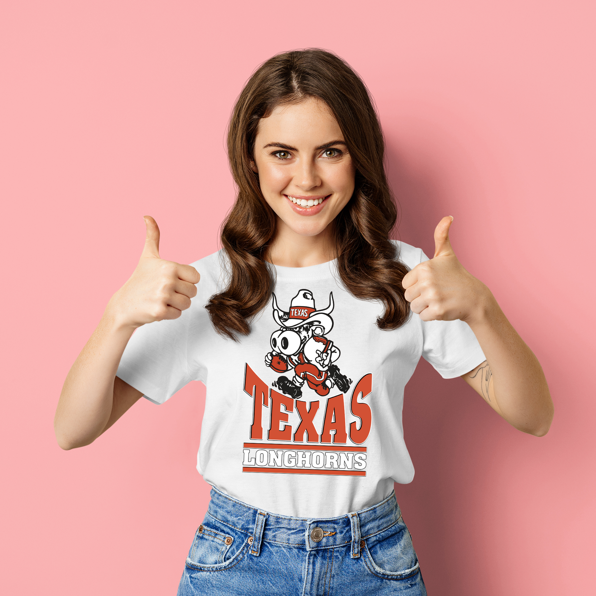 Vintage NCAA University Of Texas Longhorns Shirt For Men Women - Image 2