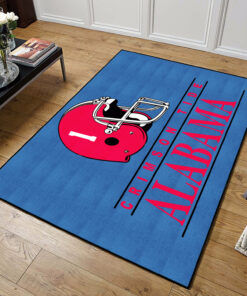 Alabama Crimson Tide Area Rug For Living Room, Bedroom Dorm