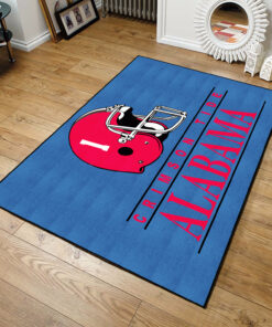 Alabama Crimson Tide Area Rug For Living Room, Bedroom Dorm
