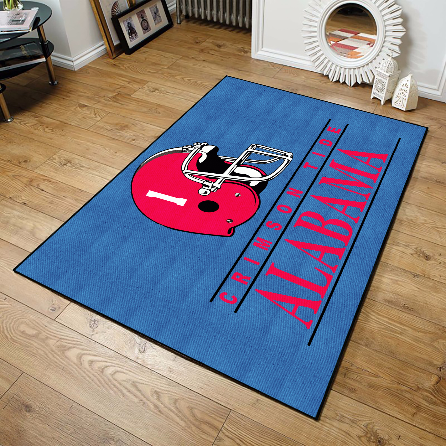 Alabama Crimson Tide Area Rug For Living Room, Bedroom Dorm