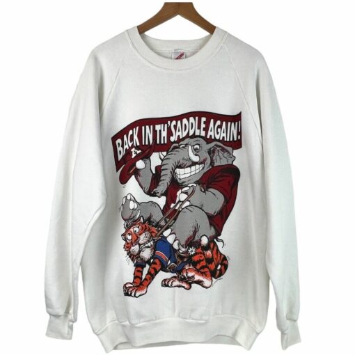 Vintage 1990 IRON BOWL Alabama Auburn Game Sweatshirt