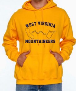 WVU Mountaineers Take Me Home Country Roads - San Diego to Morgantown - Hoodie Sweatshirt