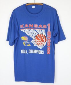 vintage 1988 Kansas Jayhawks NCAA Champions Shirt