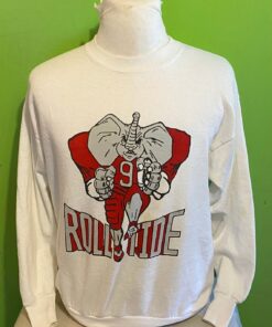 Vintage UnVintage University Of Alabama Roll Tide NCAA College 1980s Crewneck Sweatshirt
