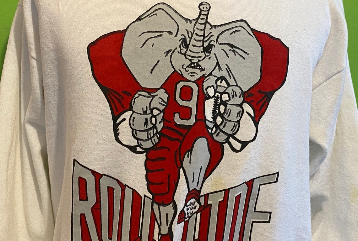 Vintage UnVintage University Of Alabama Roll Tide NCAA College 1980s Crewneck Sweatshirt