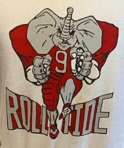 Vintage UnVintage University Of Alabama Roll Tide NCAA College 1980s Crewneck Sweatshirt