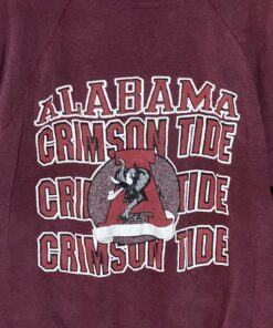 University Of Alabama Crimson Tide 80s Sweatshirt // Vintage Alabama Football Crewneck // Vintage College Sweatshirt