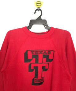 Vintage 90'S Texas Tech Pullover Sweatshirt