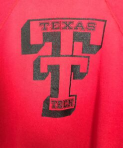 Vintage 90'S Texas Tech Pullover Sweatshirt