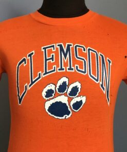 80s Vintage Clemson Tigers University Ncaa College T-Shirt