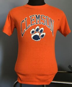 80s Vintage Clemson Tigers University Ncaa College T-Shirt