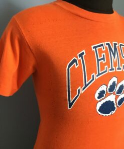 80s Vintage Clemson Tigers University Ncaa College T-Shirt