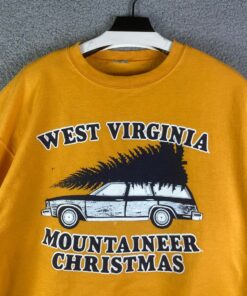 West Virginia University VTG Mountaineers Champion Mens Christmas Sweatshirt