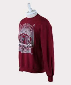 Vintage 90's Original University Of Alabama Crimson Tide College Football Classic Maroon Sweatshirt