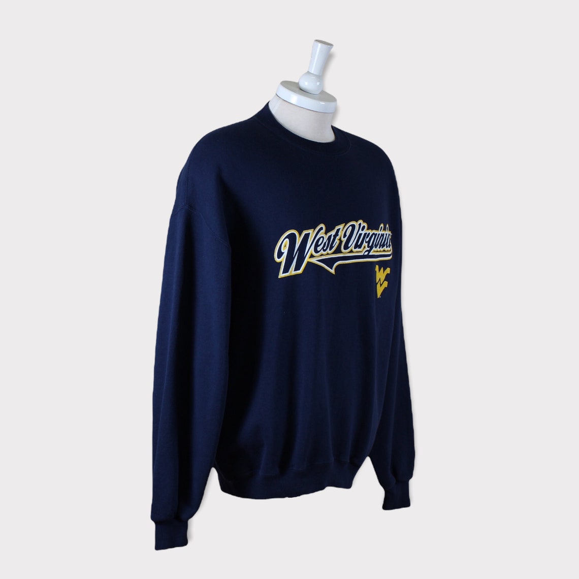 80s Vintage West Virginia Sweatshirt | WVU Sweatshirt | Mountaineers Sweatshirt | College Sweatshirt | College Crewneck