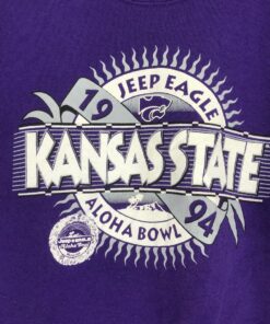 Vintage Kansas State Wildcats Sweatshirt Kansas State Crewneck Purple Kansas State University Pullover Jumper