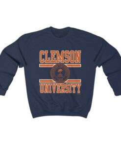 Vintage 90s Clemson University Crewneck Sweatshirt