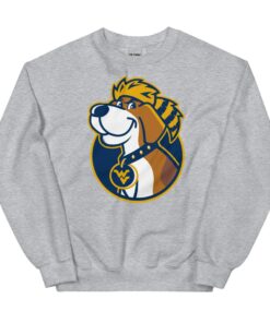 West Virginia Mountaineers WVU Dog Crewneck Sweatshirt Vintage Style