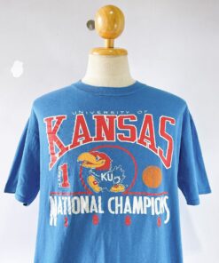 vintage 1988 Kansas Jayhawks NCAA Champions Shirt