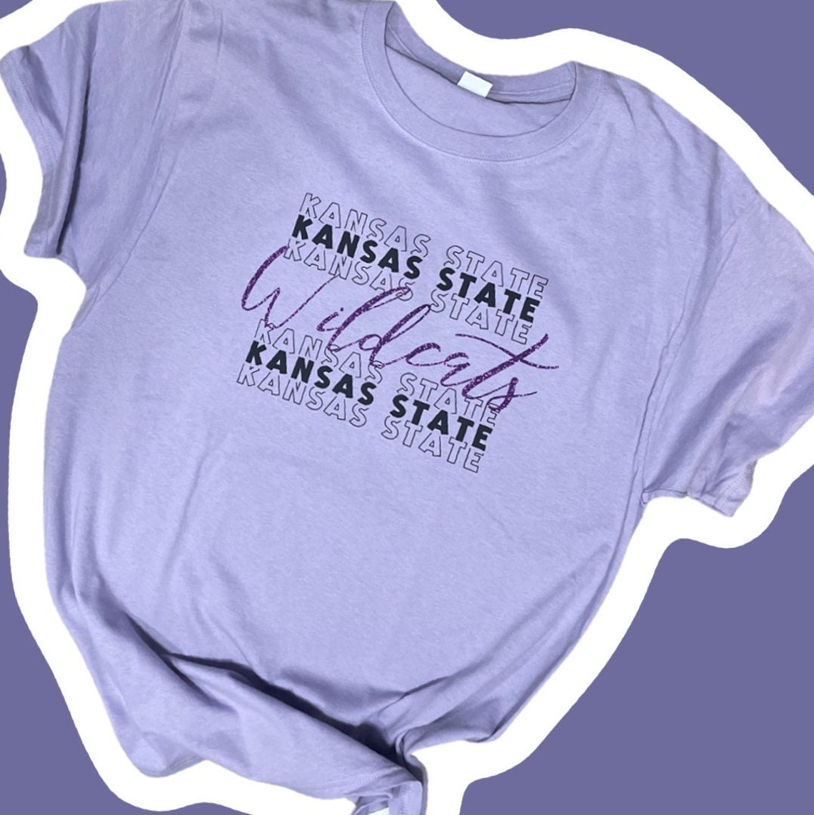 KSU Wildcats Glitter Hoodie