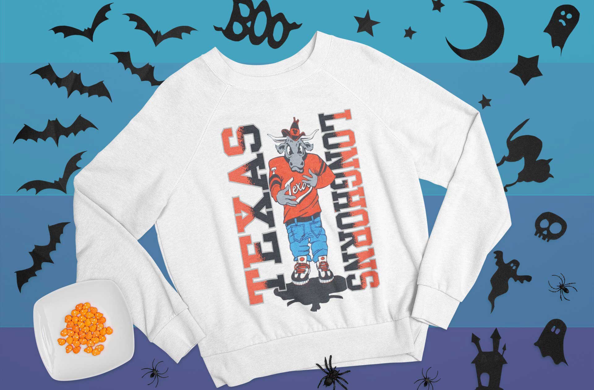 Vintage NCAA Texas Longhorns Mascot Logo Shirt, Texas Longhorns Shirt, University of Texas Shirt, Unisex T-Shirt Sweatshirt, Vintage Shirt