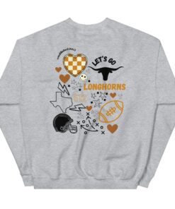 Texas Longhorns Gildan Crew Neck Unisex Sweatshirt