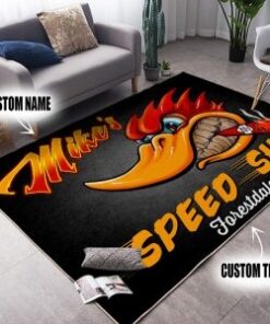 Hot Rod Garage Mr.r Hosepower Area Rug
