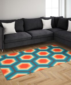 Fun Photographic 70’s Style Area Rug