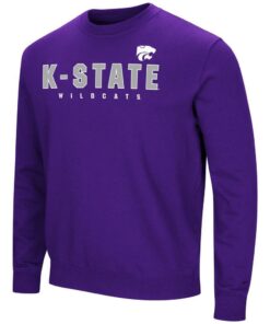 Kansas State University Sweatshirt Playbook Crew Neck Fleece