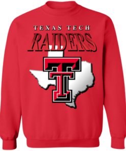 TEXAS TECH RED RAIDERS VINTAGE NCAA CREWNECK SWEATSHIRT