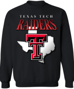 TEXAS TECH RED RAIDERS VINTAGE NCAA CREWNECK SWEATSHIRT