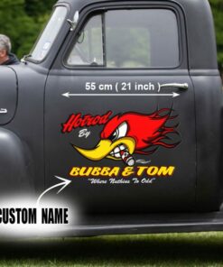 Personalized Speed Shop Hot Rod Vinyl Stickers