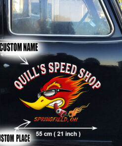 Hot Rod Speed Shop Decals With Mr Horsepower 3D