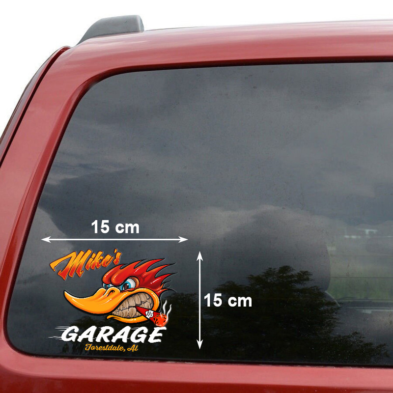 Mr Horsepower Hot Rods And Customs Door Art Graphic Vinyl Decals