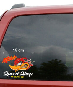 Personalized Hot Rod Garage Speed Shop Kustom Kultrure Mr Horsepower Decals