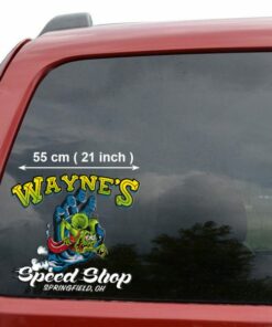 2 Pcs Personalized Hot Rod Garage Door Art Rat Rod Garage Kustom Kulture Decals For Cars