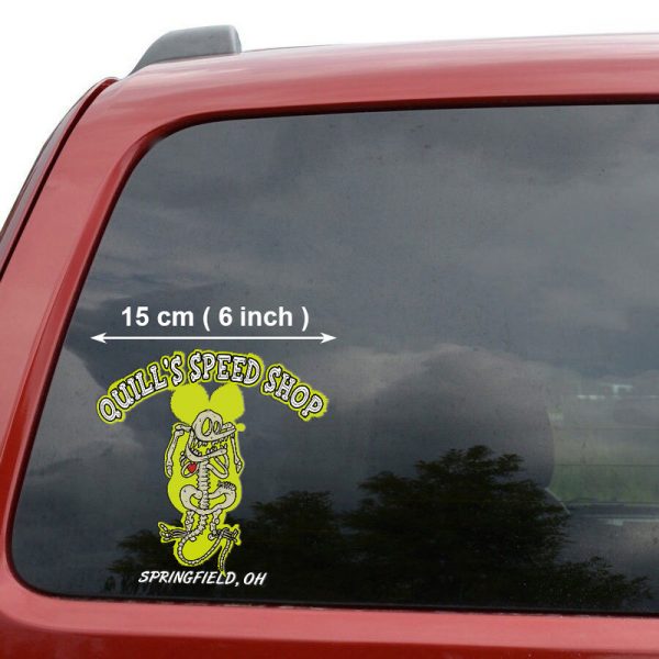 2 Pcs Personalized Hot Rod Garage Old School Garage Kustom Kulture Vinyl Stickers