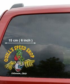 2 Pcs Personalized Hot Rod Garage Old School Garage Kustom Kulture Graphic Vinyl Decals