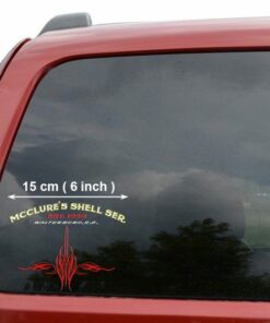 Personalized Pinstripe Hot Rod Garage Lettering Speed Shop Vinyl Decals