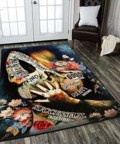 Tattoo Girl I Am Area Rectangular Rug Home Decor