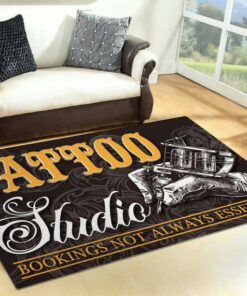 Tattoo Studio Area Rug Carpet Vintage Home Decor Gift Idea