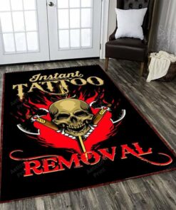 Instant Tattoo Removal Here Area Rug Carpet Vintage Home Decor Gift Idea