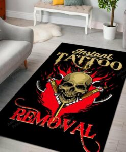 Instant Tattoo Removal Here Area Rug Carpet Vintage Home Decor Gift Idea